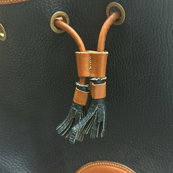 Vintage DOONEY & BOURKE navy unlined leather - Picture 2 of 9
